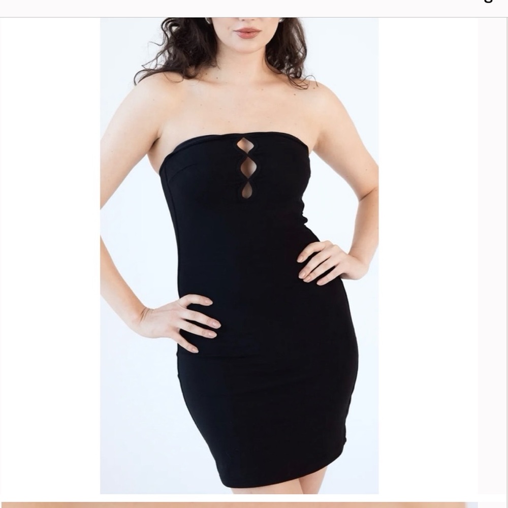 Klassy Network Strapless Dress